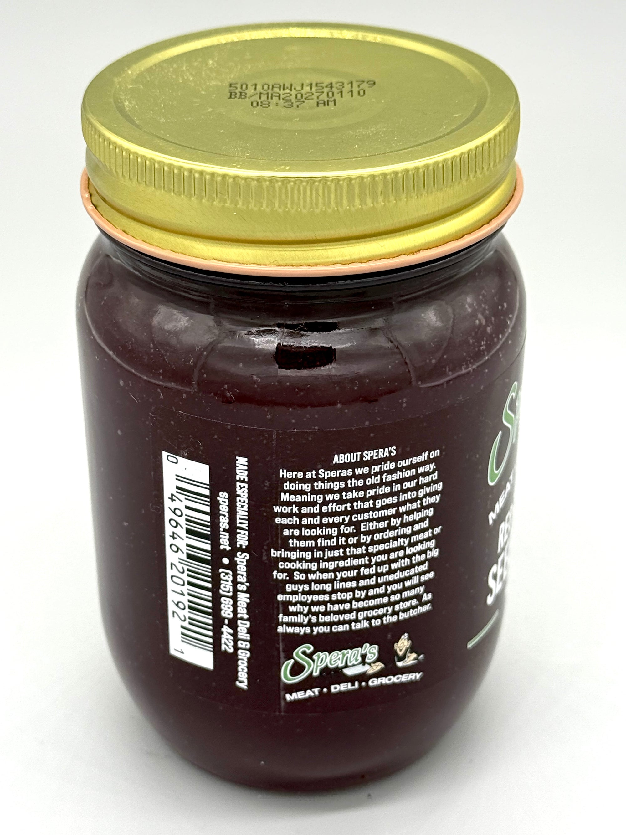 Spera's Red Raspberry Jam