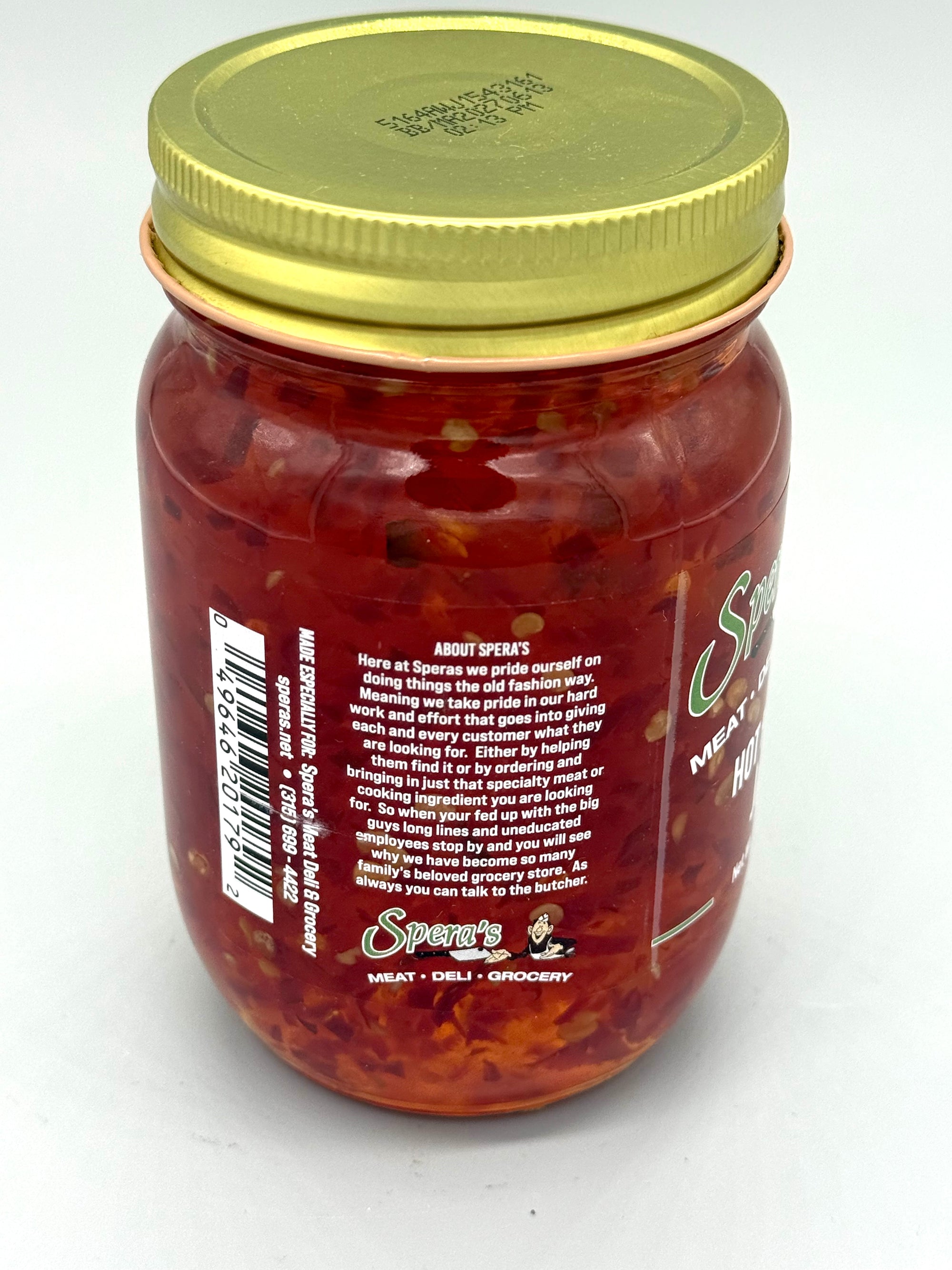 Spera's Hot Pepper Jam