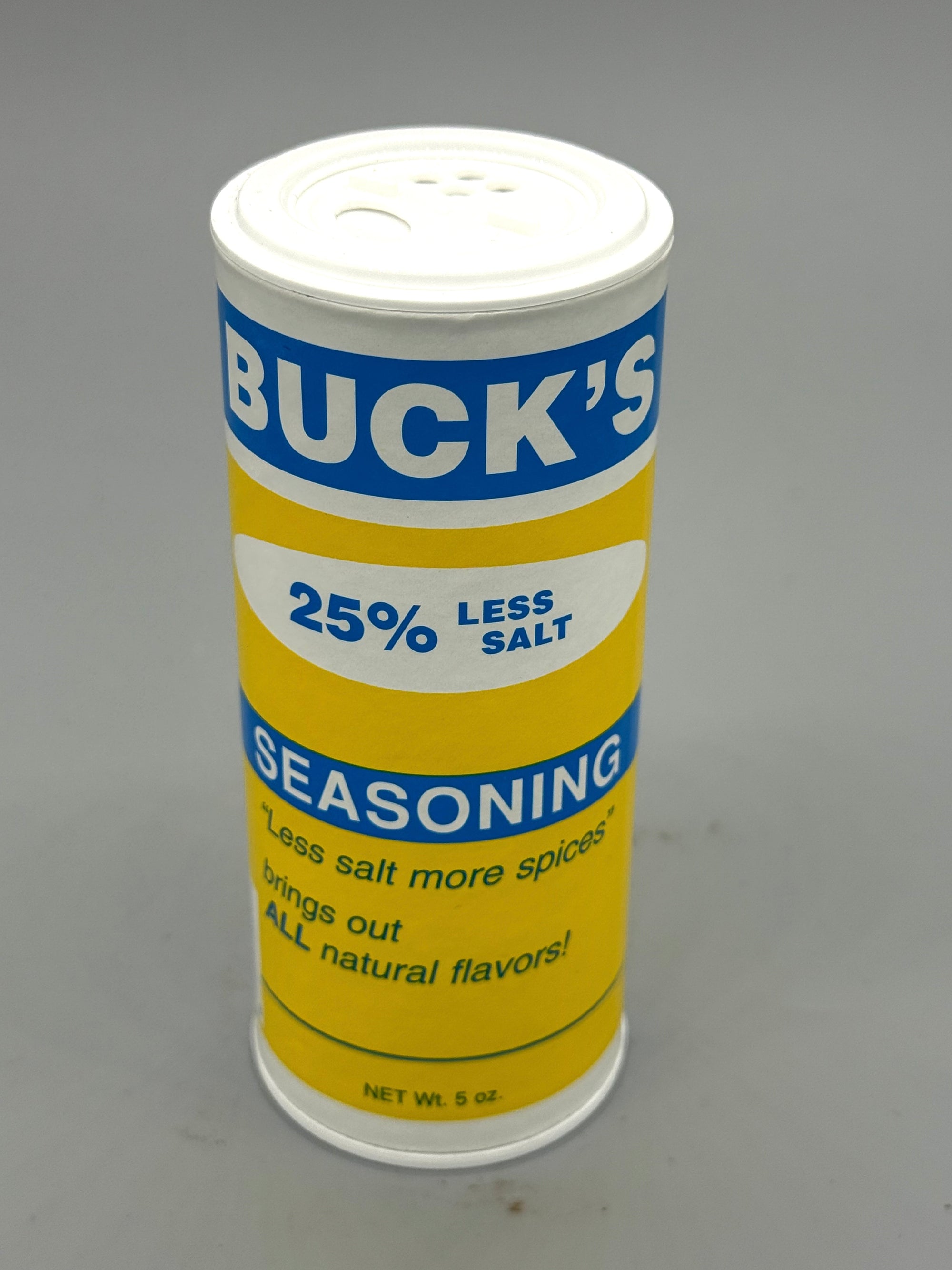 Bucks 25% less salt Seasoning