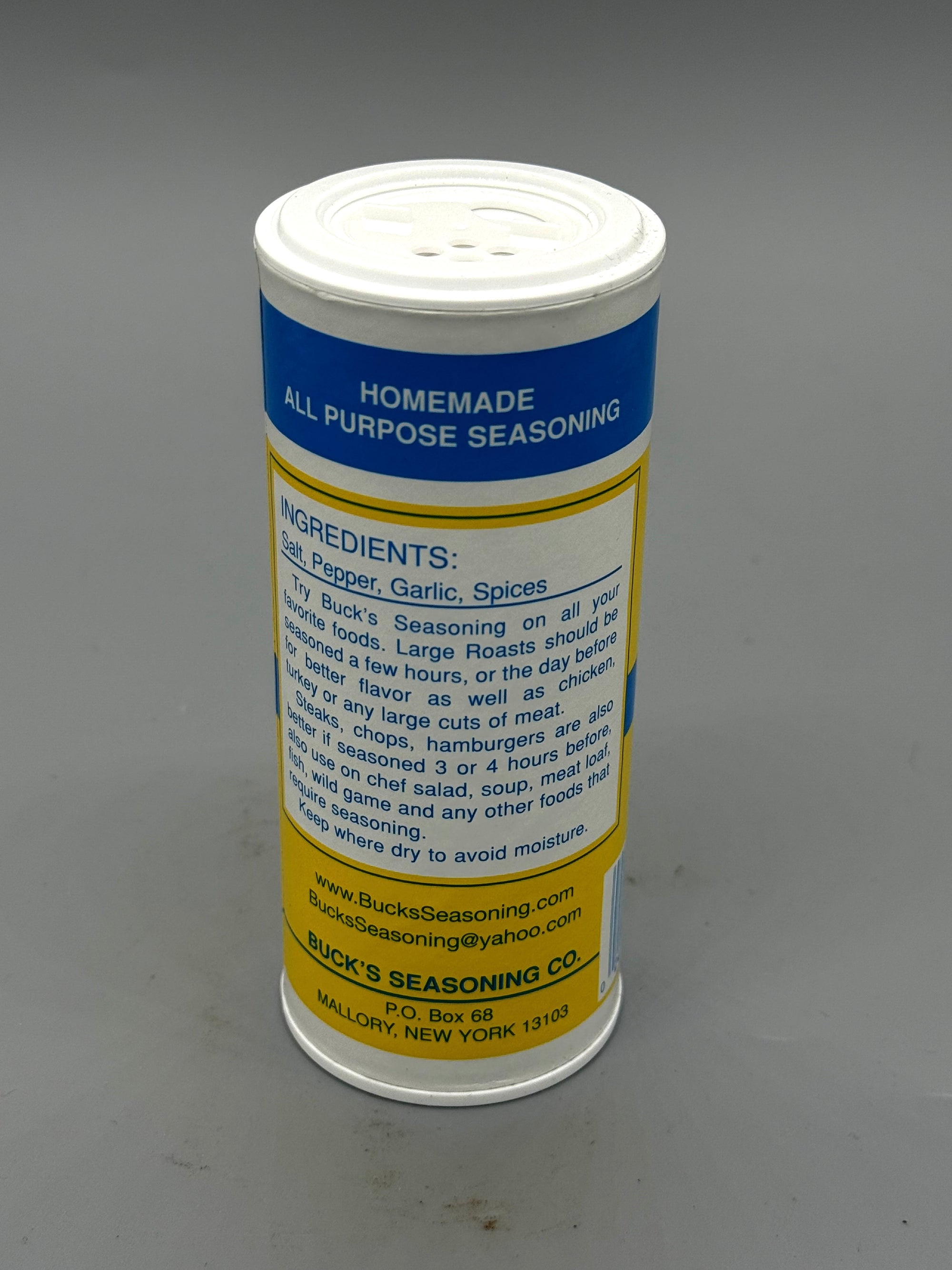 Bucks 25% less salt Seasoning