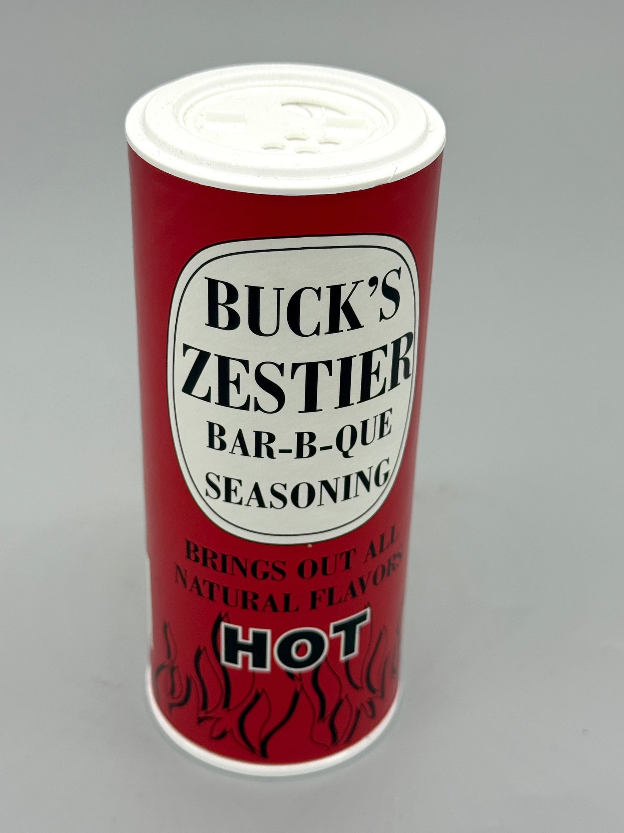 Bucks Zestier Bar-B-Que seasoning HOT