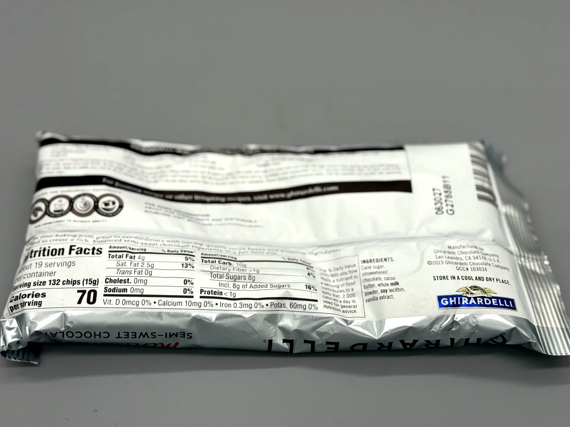 Ghirardelli Mini Semi-Sweet chocolate baking chips
