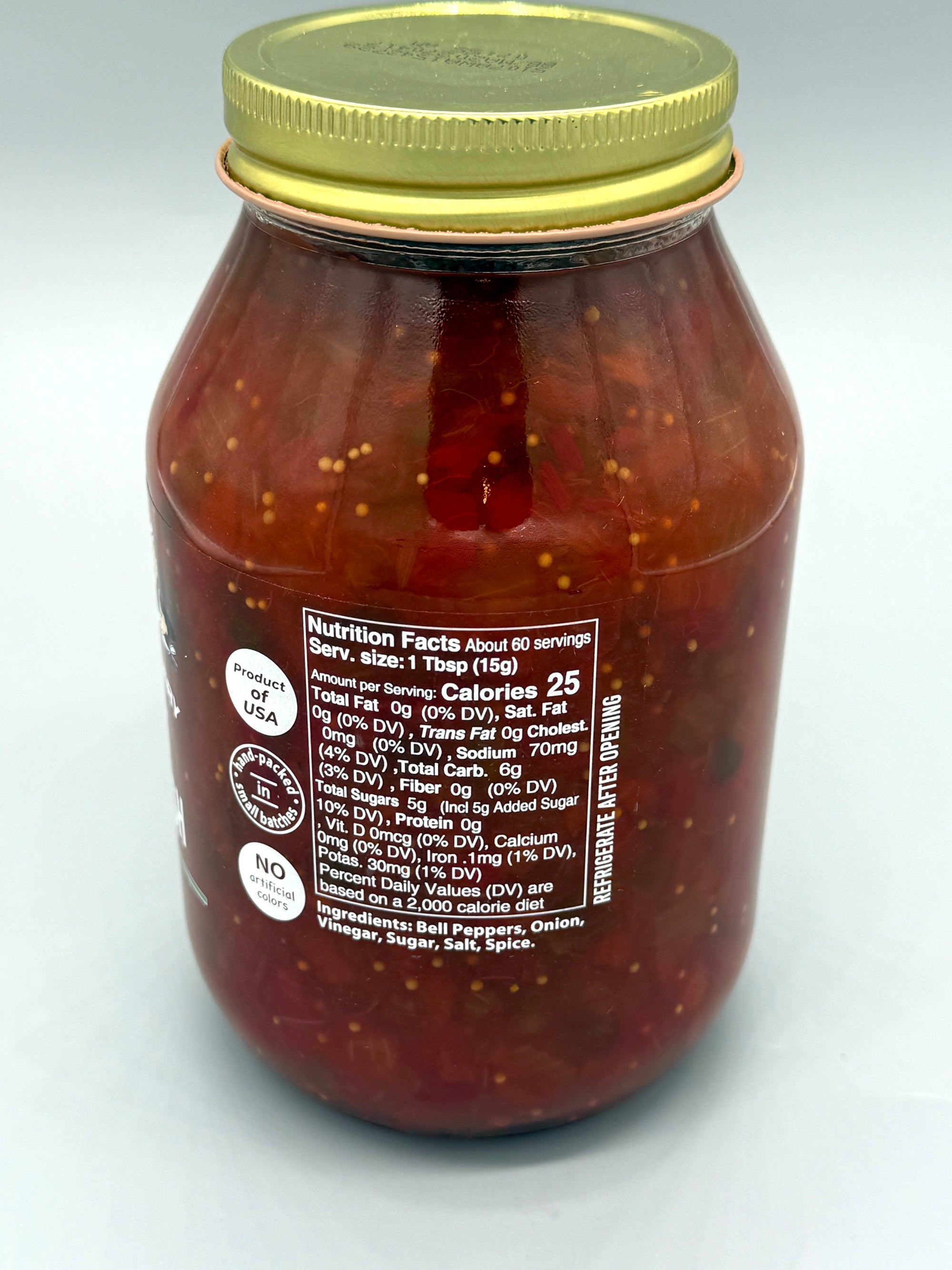 Spera's Red Sweet Pepper Relish