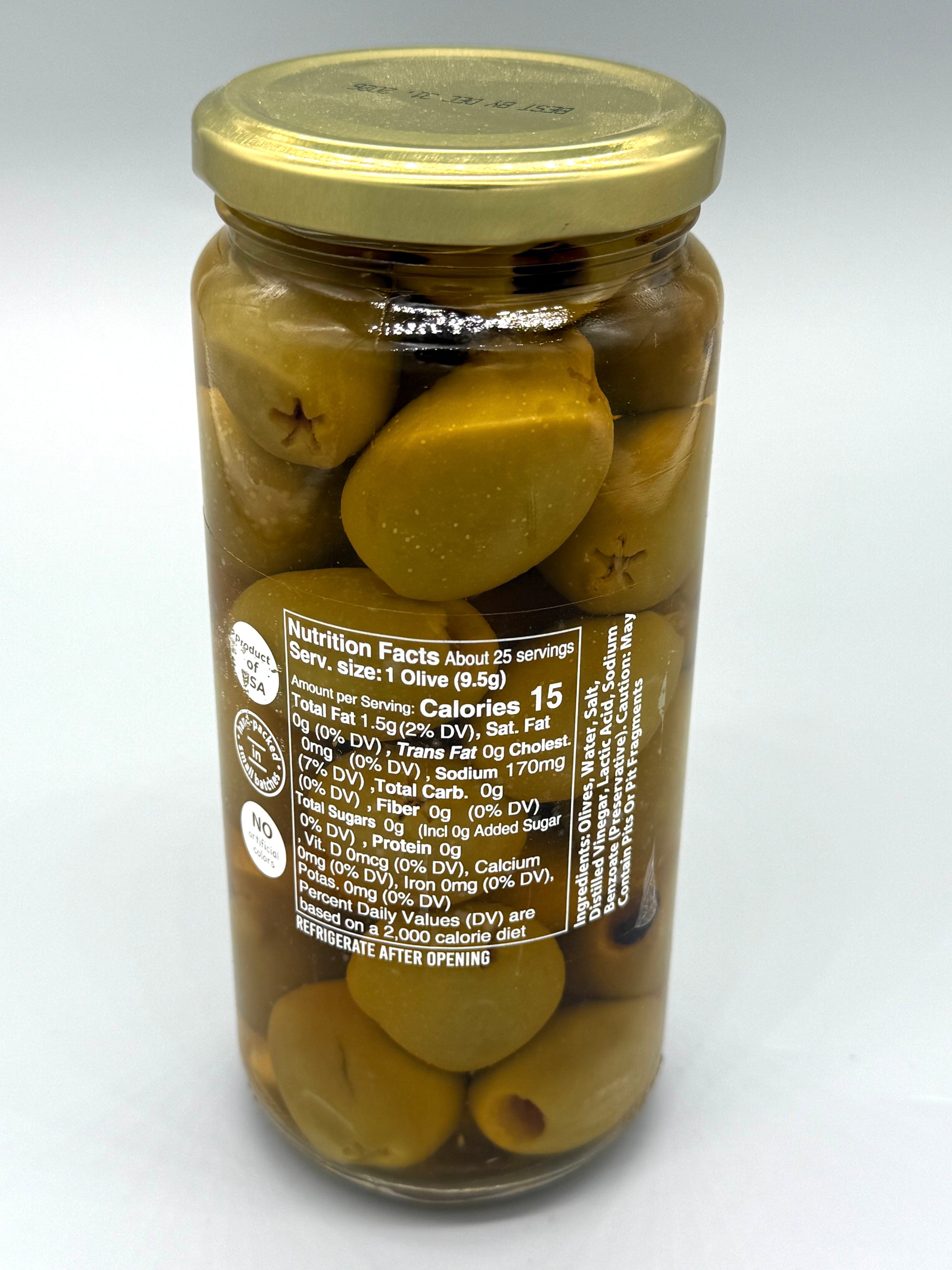 Spera's Pitted Green Olives