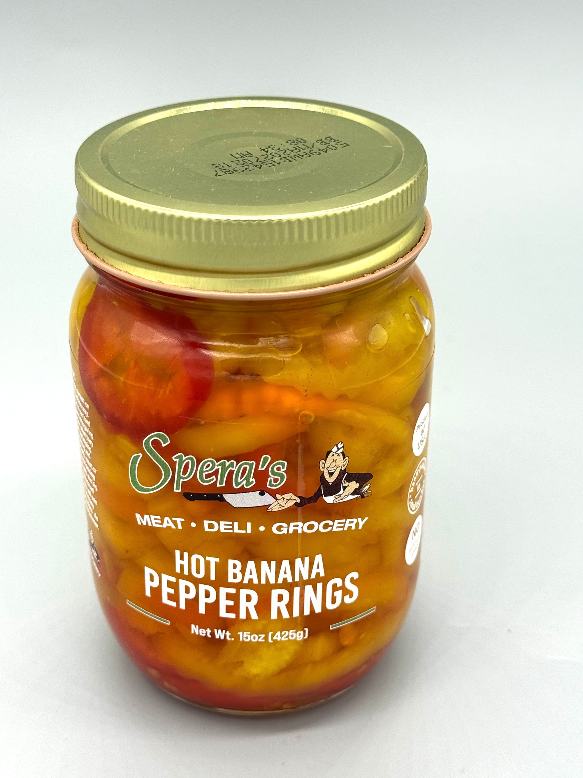 Spera's Hot Banana Pepper Rings