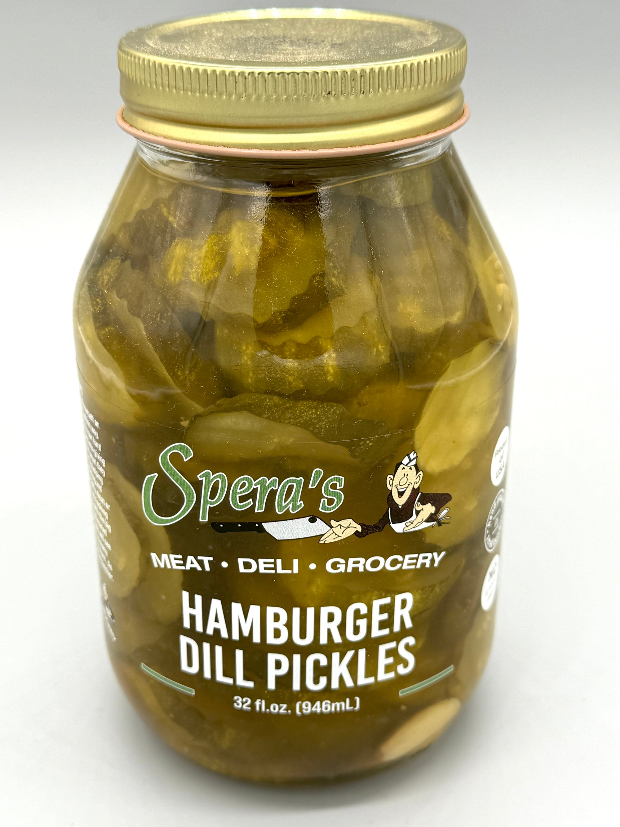 Spera's Hamburger Dill Pickles