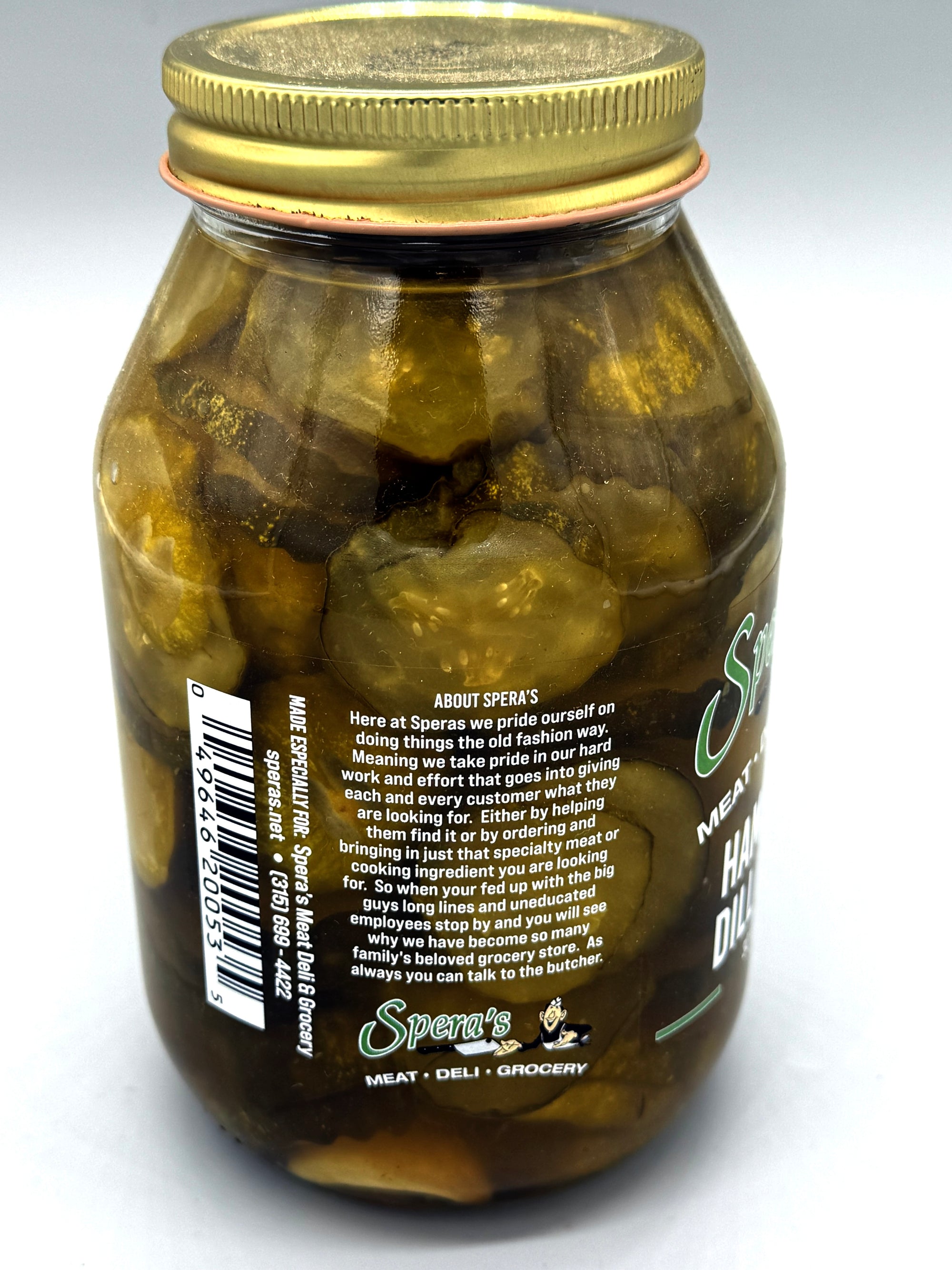 Spera's Hamburger Dill Pickles