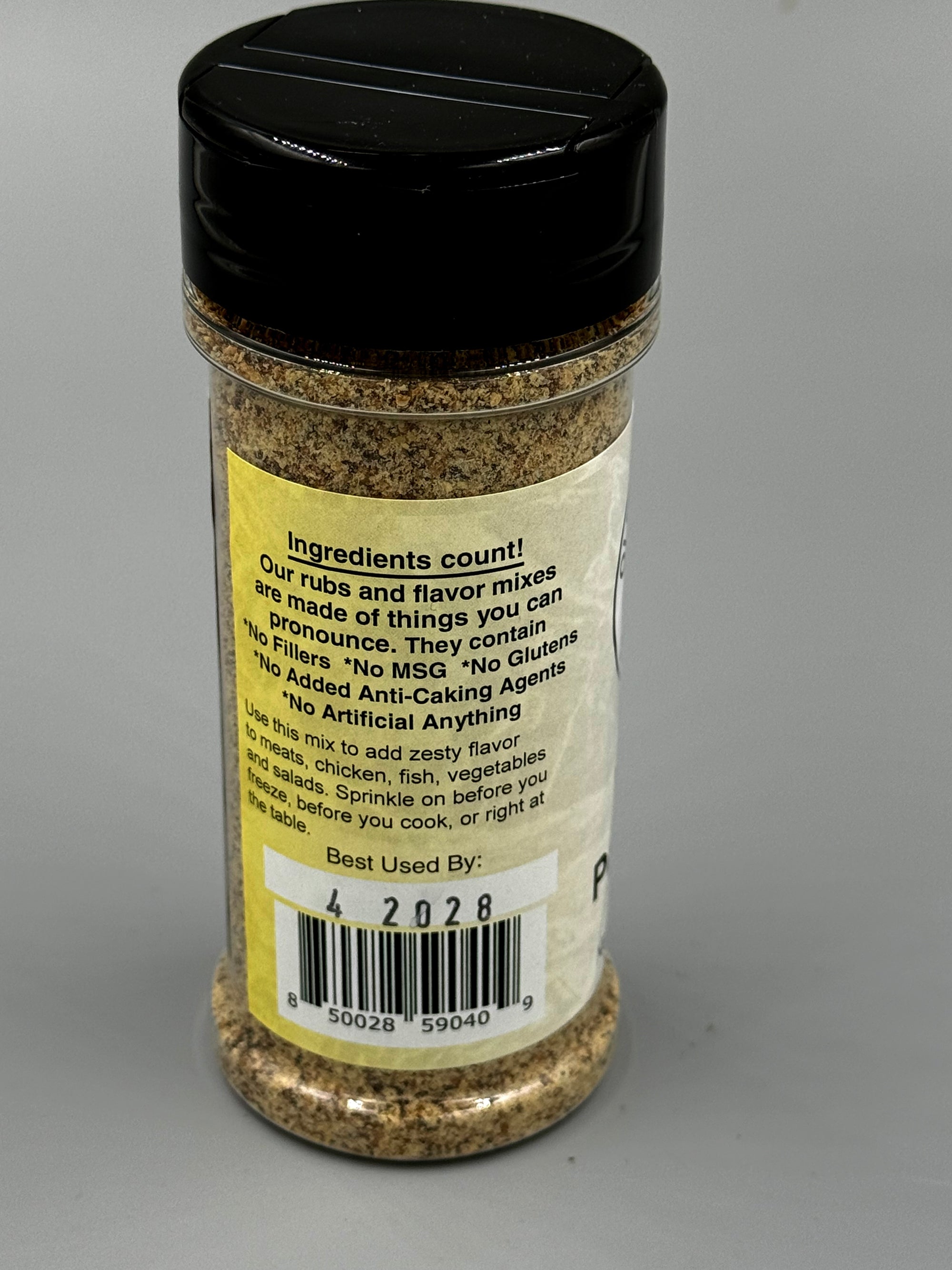 Old Saratoga Spice Rubs Lemon Pepper Mix