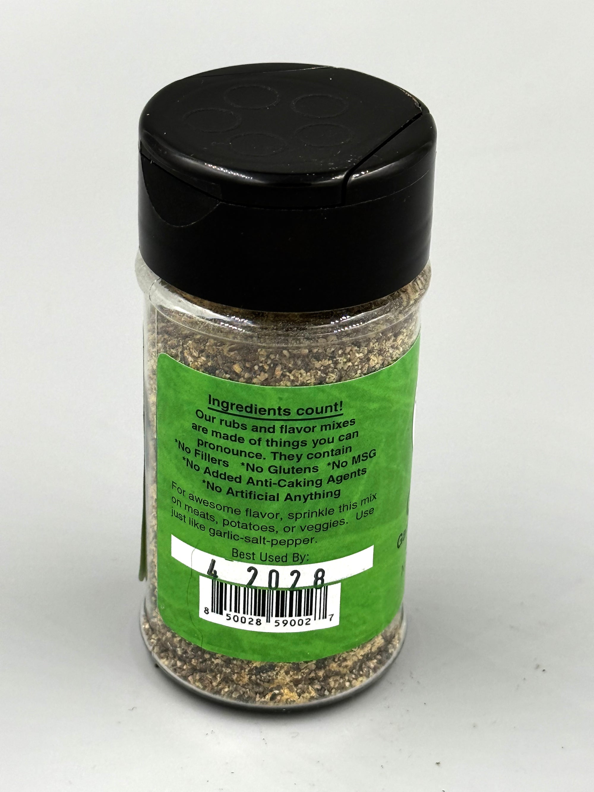 Old Saratoga Spice Rubs G-SS-P Garlic, Smoked Salt &amp; Pepper Mix