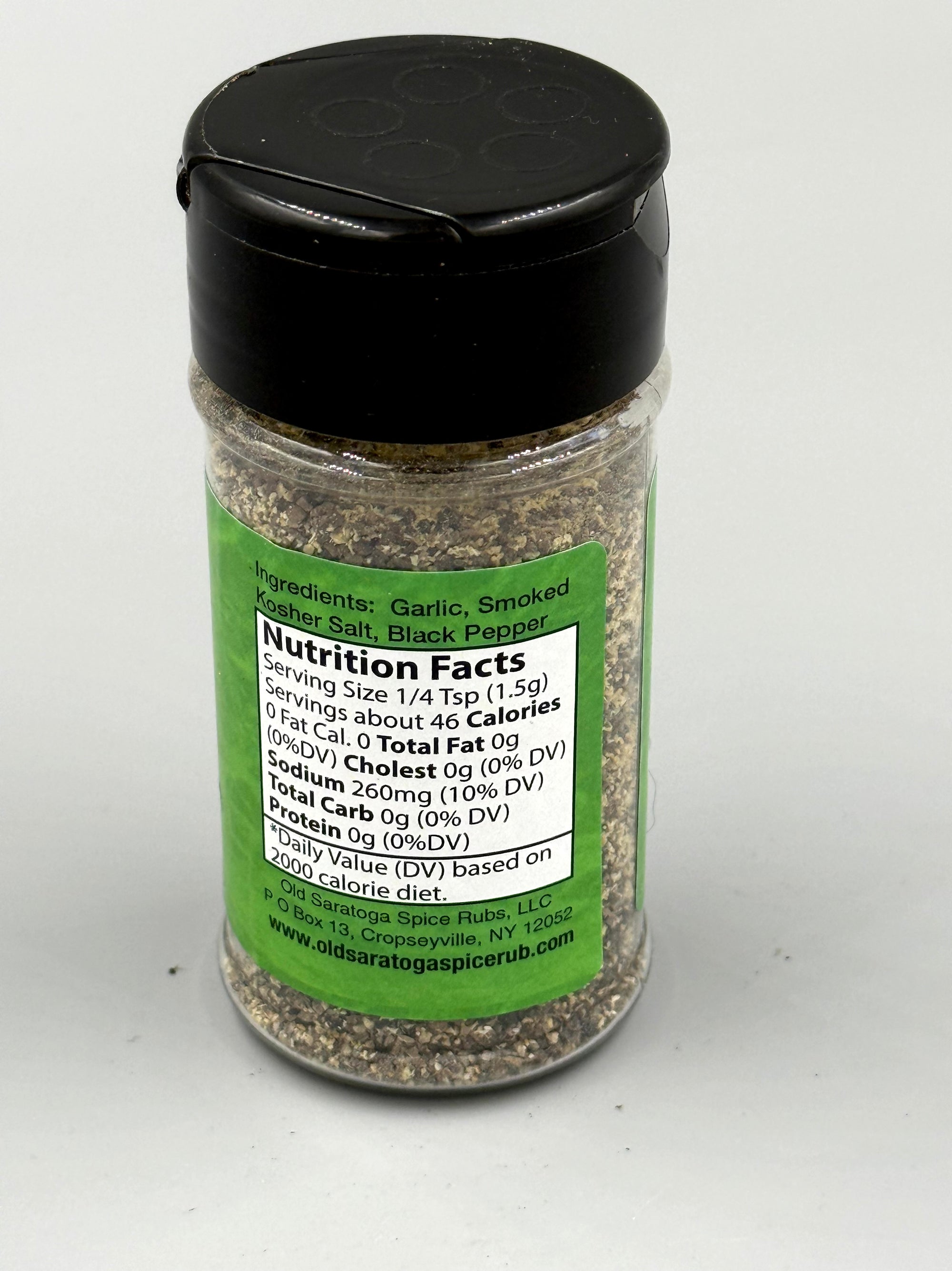 Old Saratoga Spice Rubs G-SS-P Garlic, Smoked Salt &amp; Pepper Mix