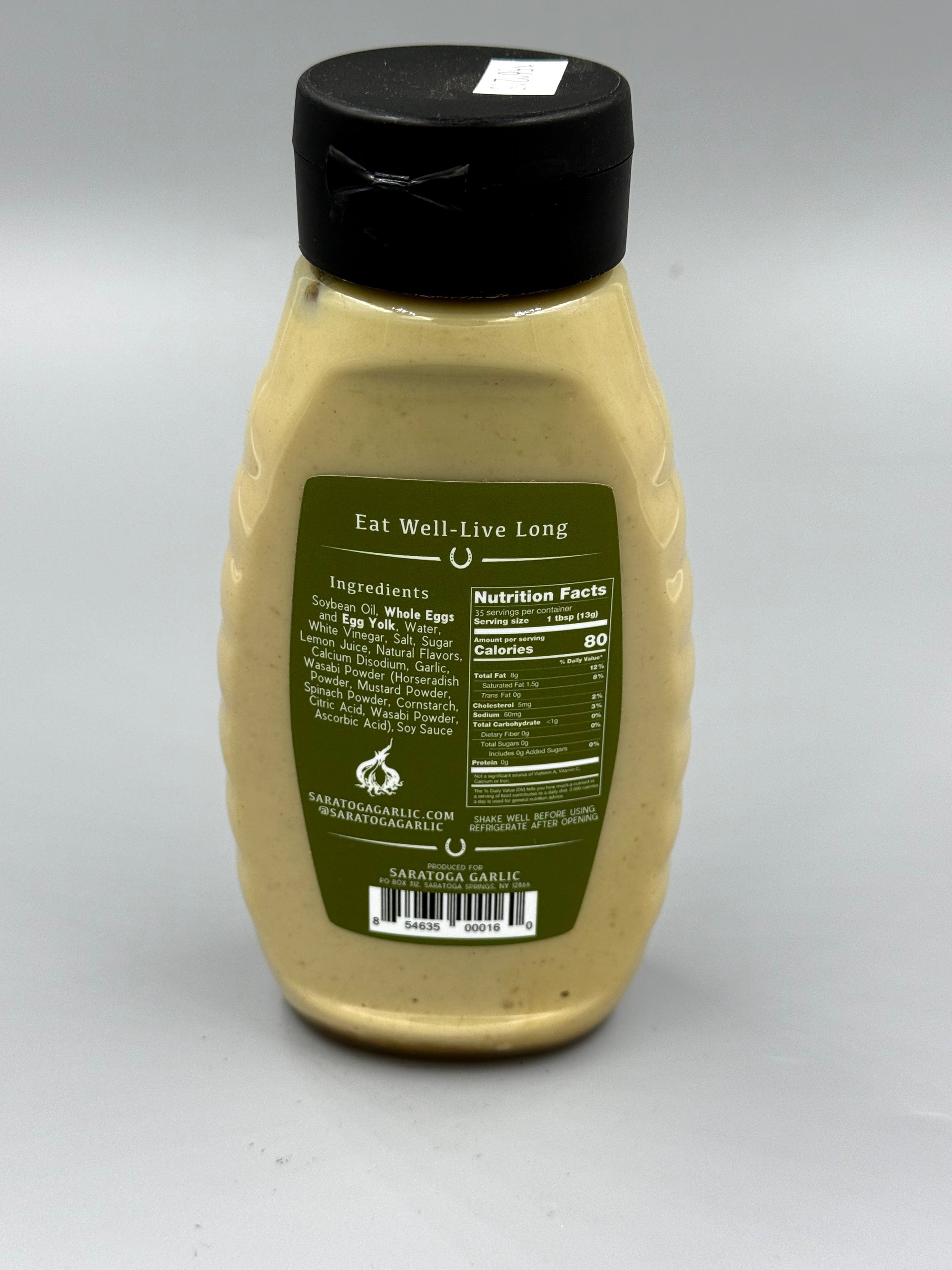 Saratoga Garlic Wasabi &amp; Horseradish Aioli