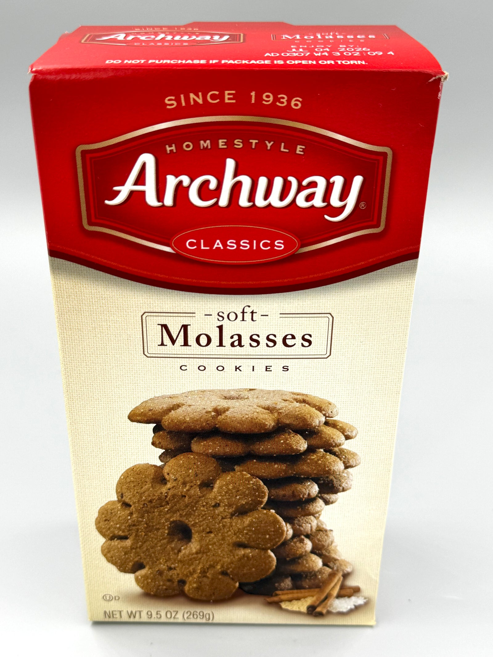 Archway soft Molasses cookies