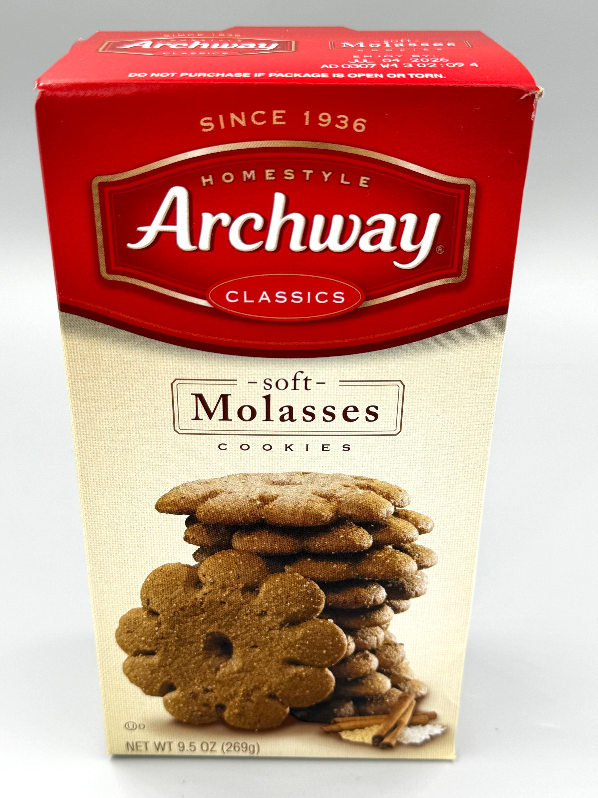 Archway soft Molasses cookies