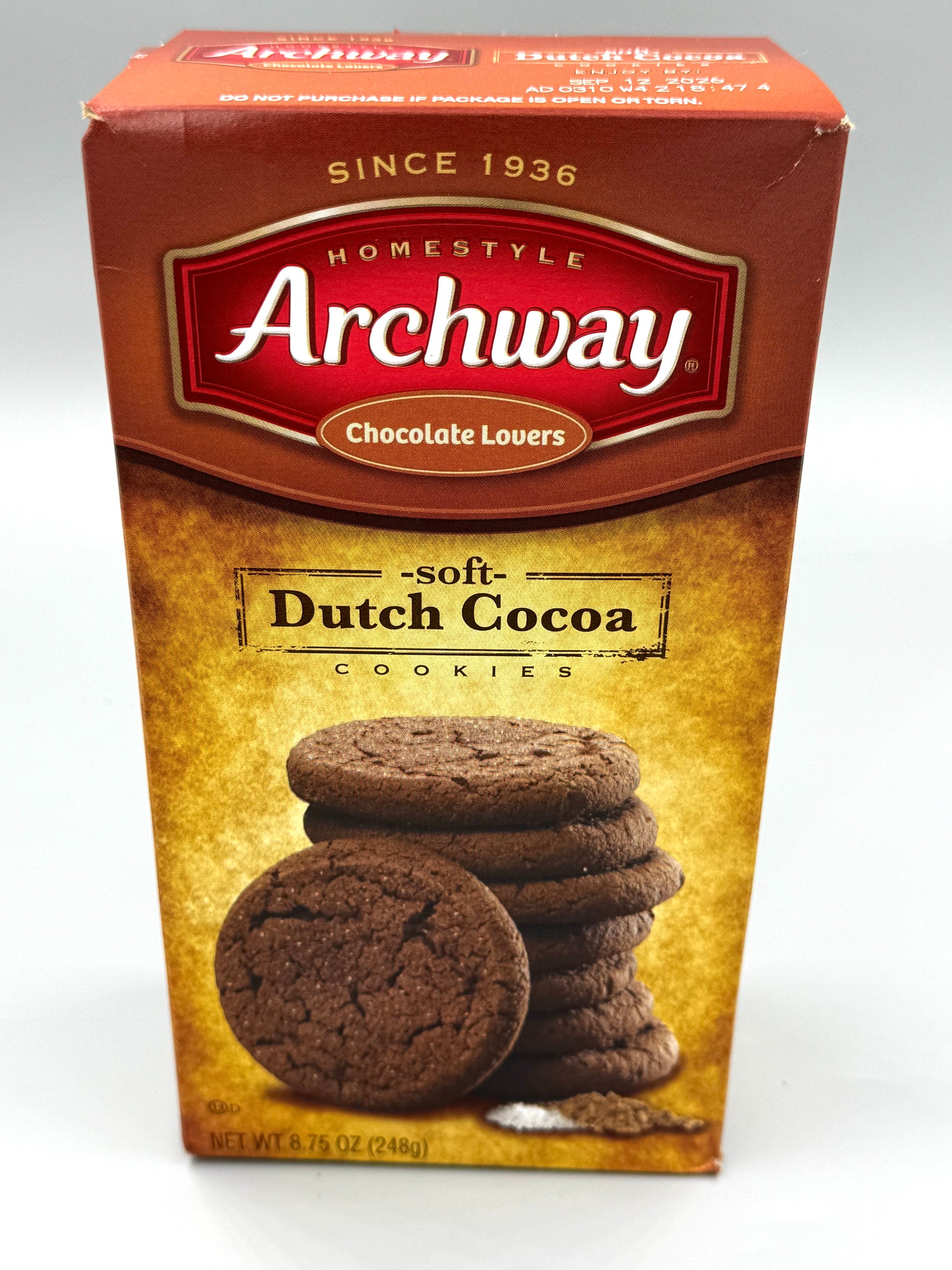Archway soft Dutch Cocoa cookies