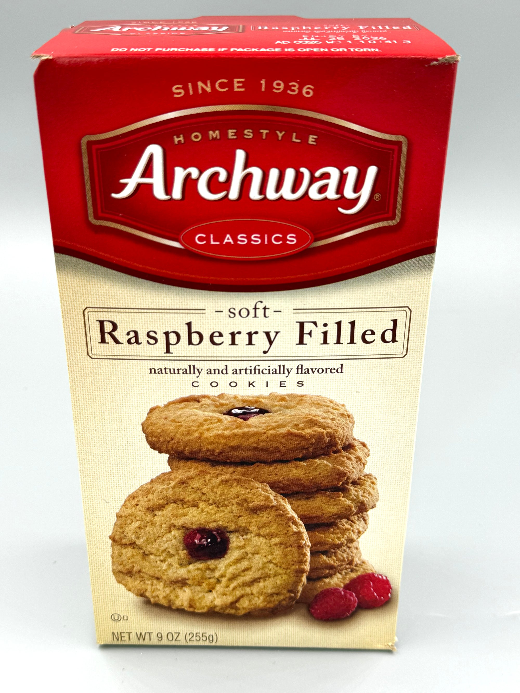 Archway soft Raspberry Filled cookies