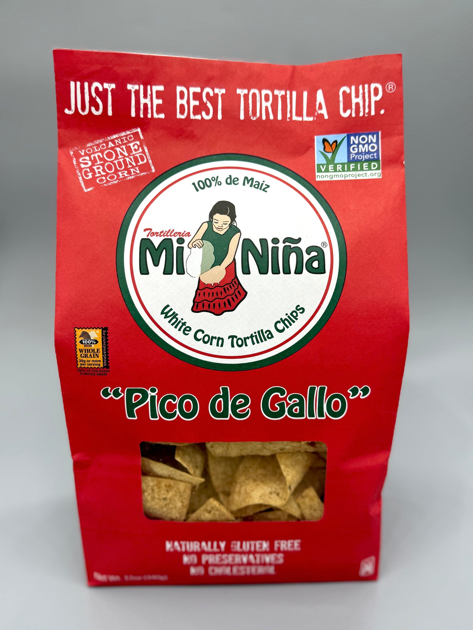 Mi Nina White Corn Tortilla Chips Pico de Gallo