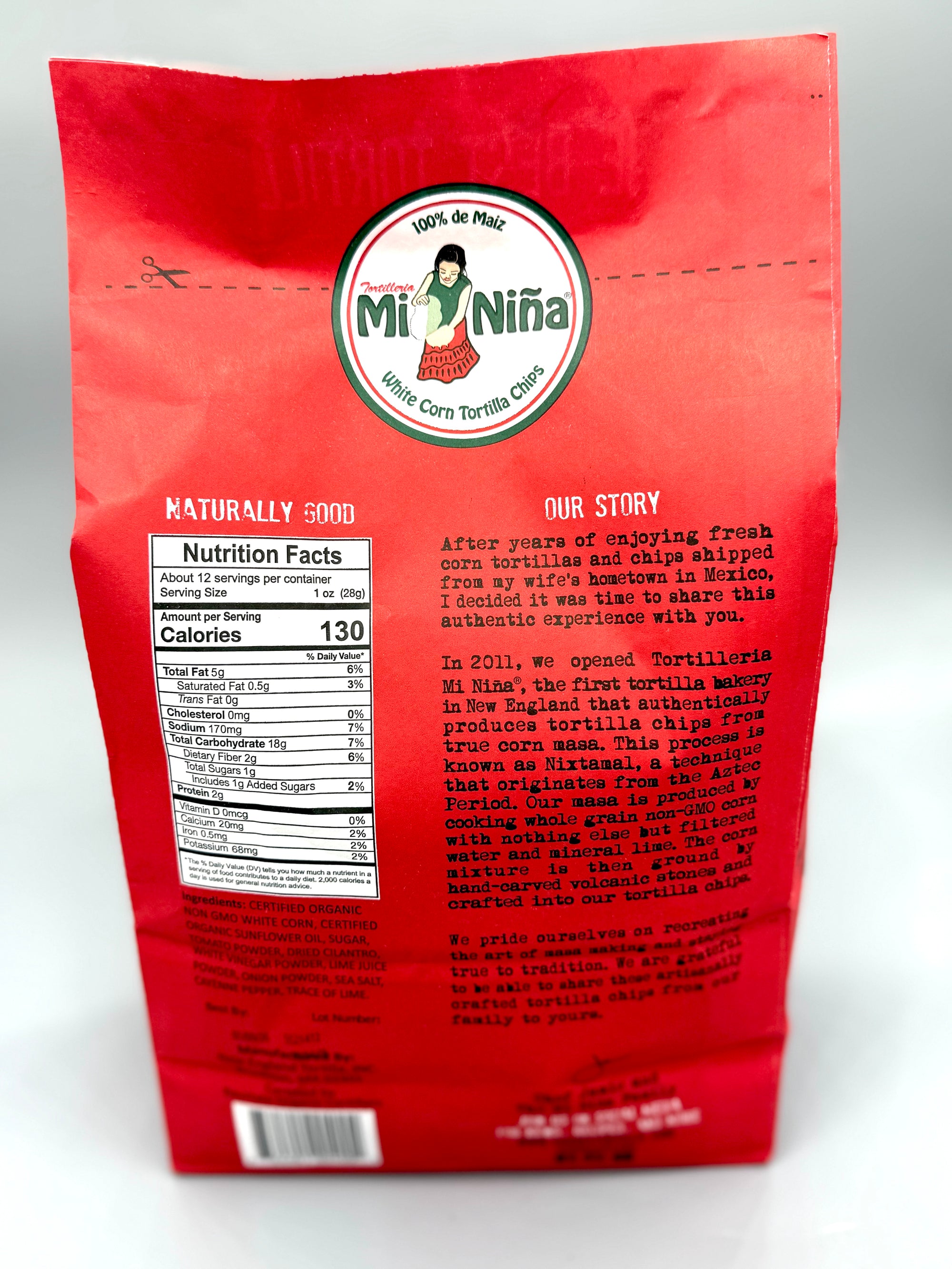 Mi Nina White Corn Tortilla Chips Pico de Gallo