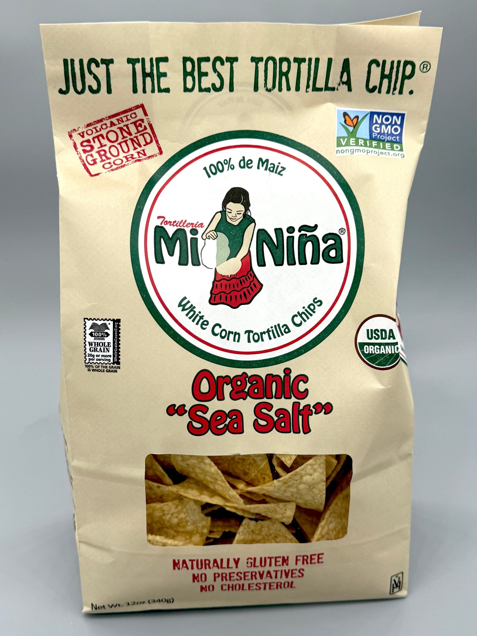 Mi Nina White Corn Tortilla Chips