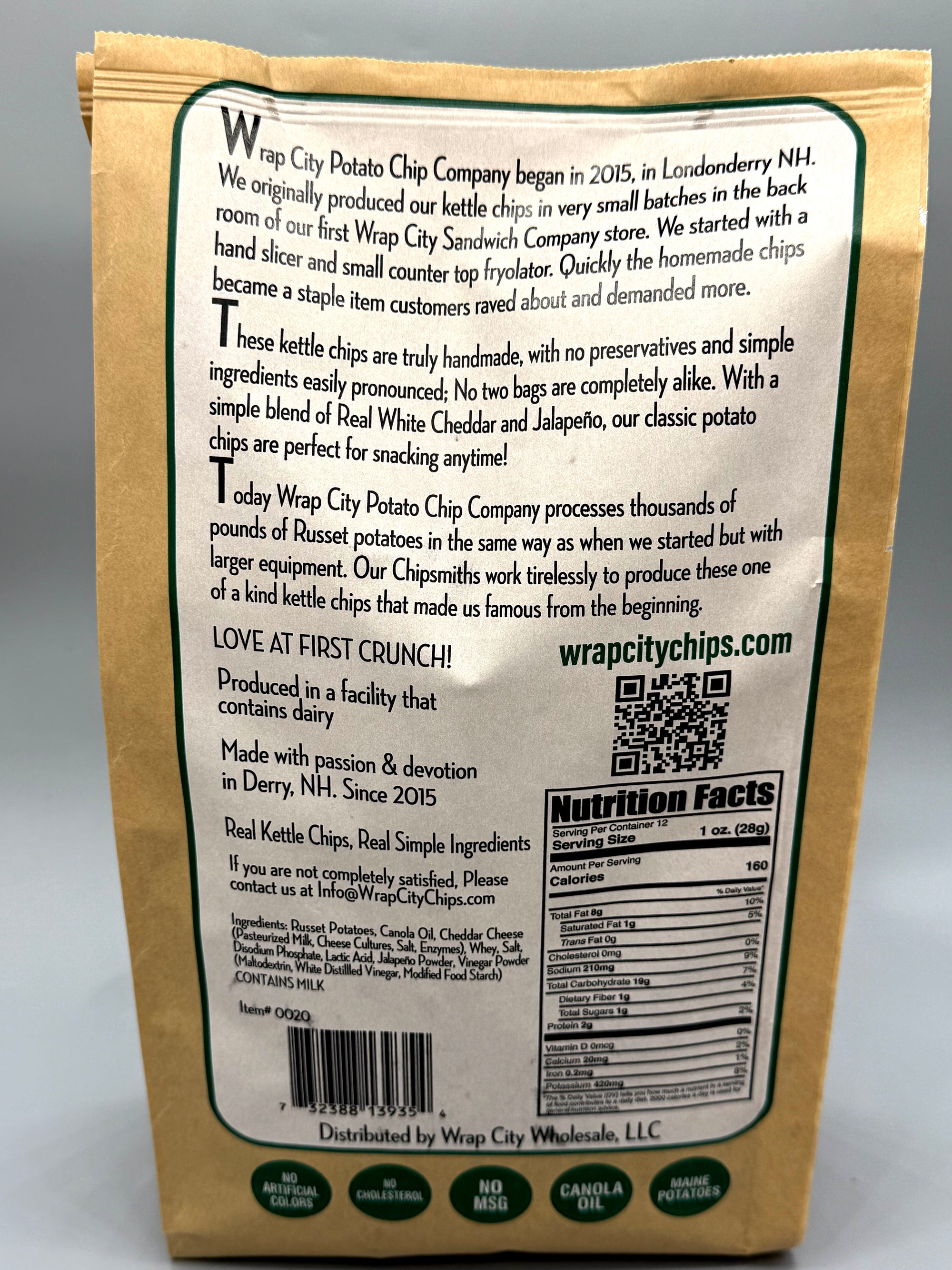 Wrap City White Cheddar Jalapeño