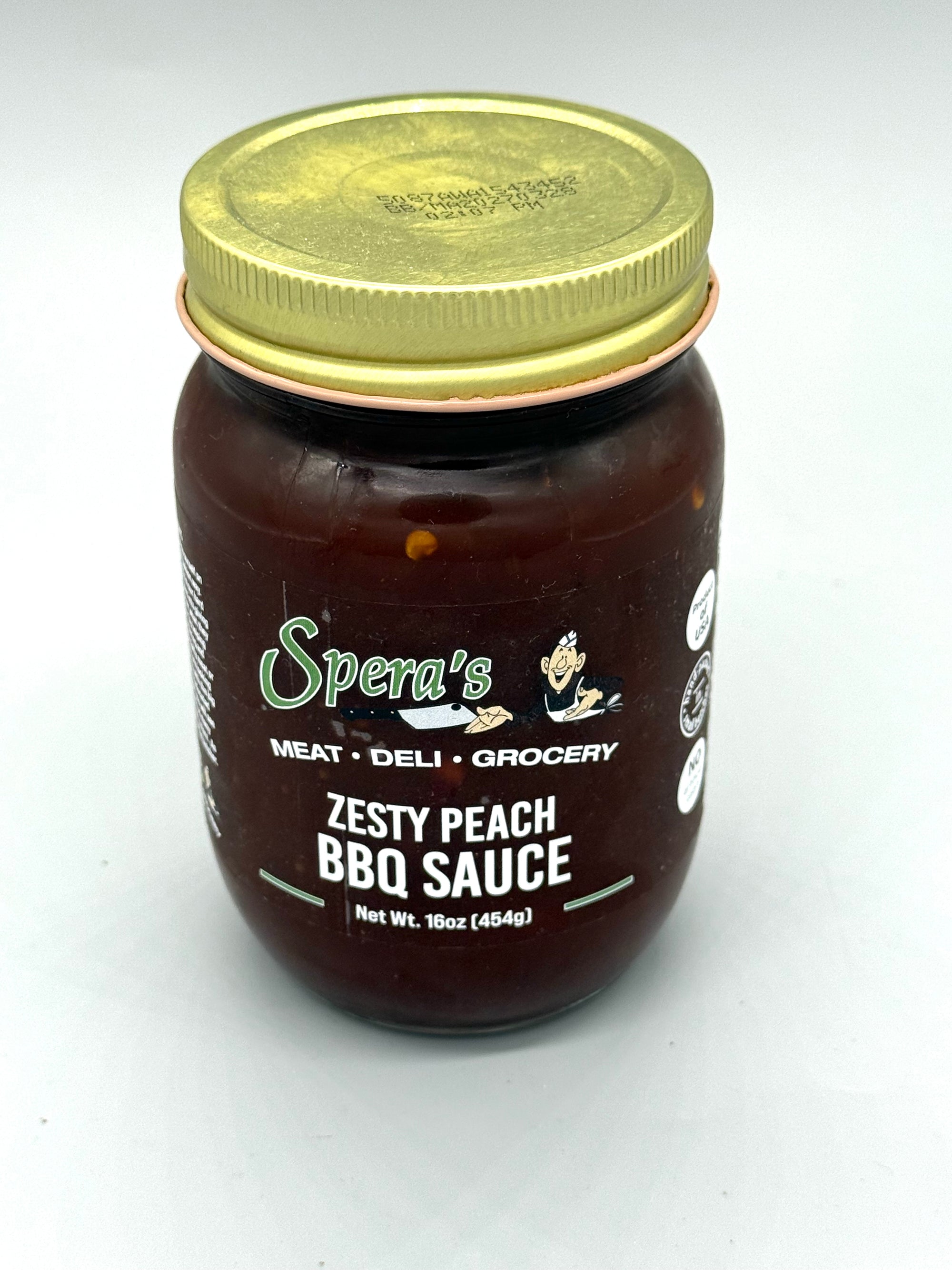 Spera's Zesty Peach BBQ Sauce