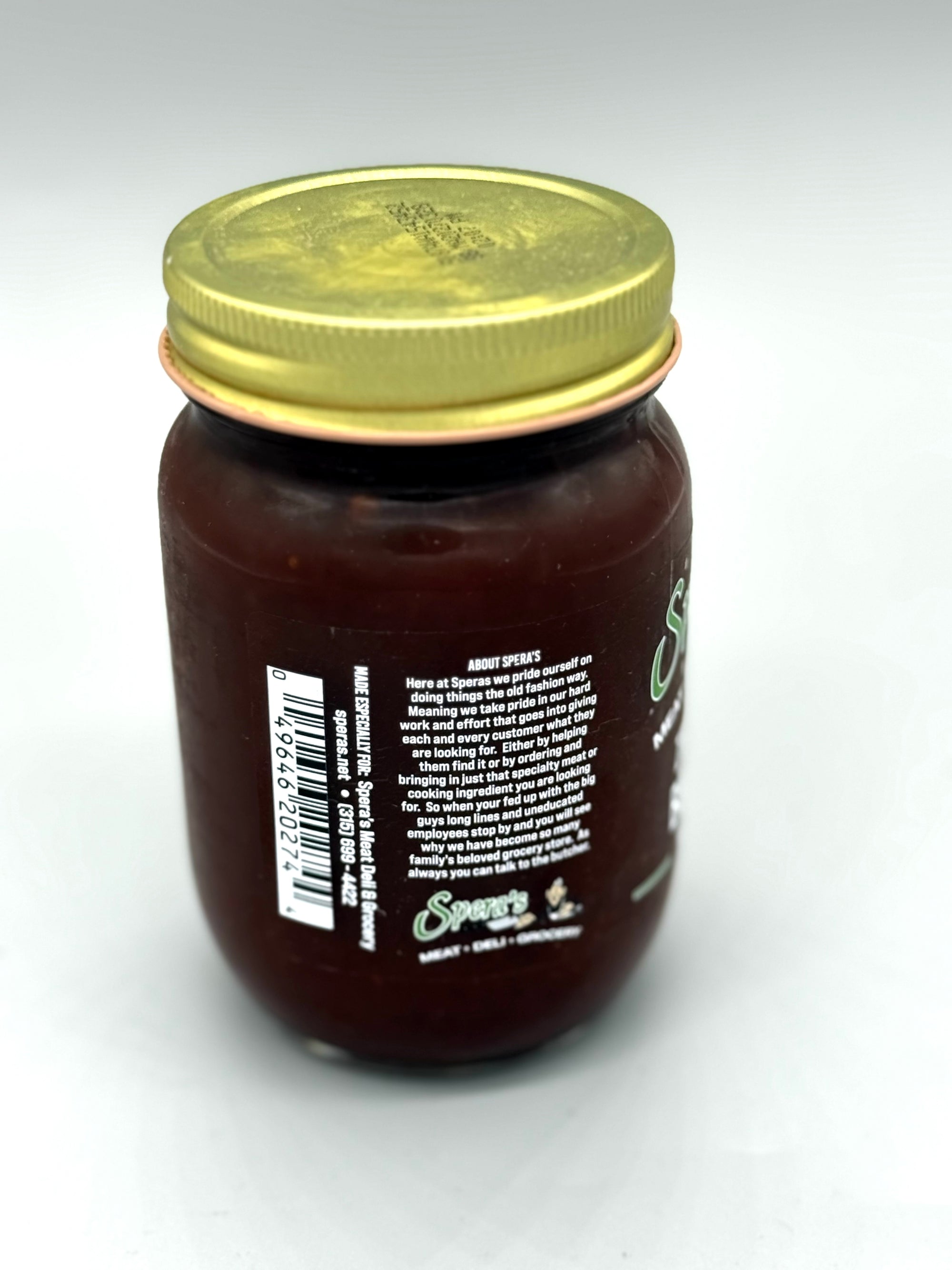 Spera's Zesty Peach BBQ Sauce