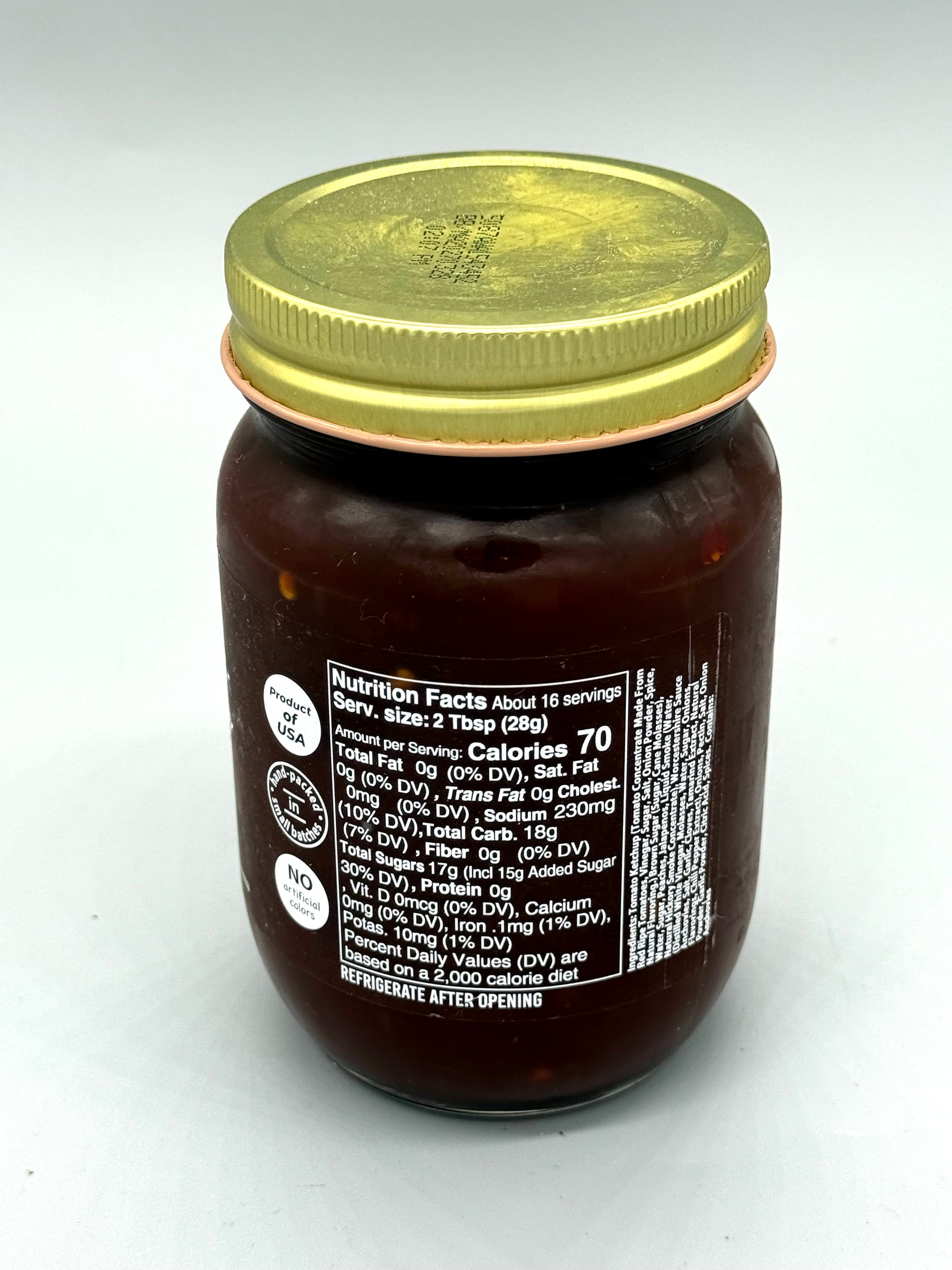 Spera's Zesty Peach BBQ Sauce