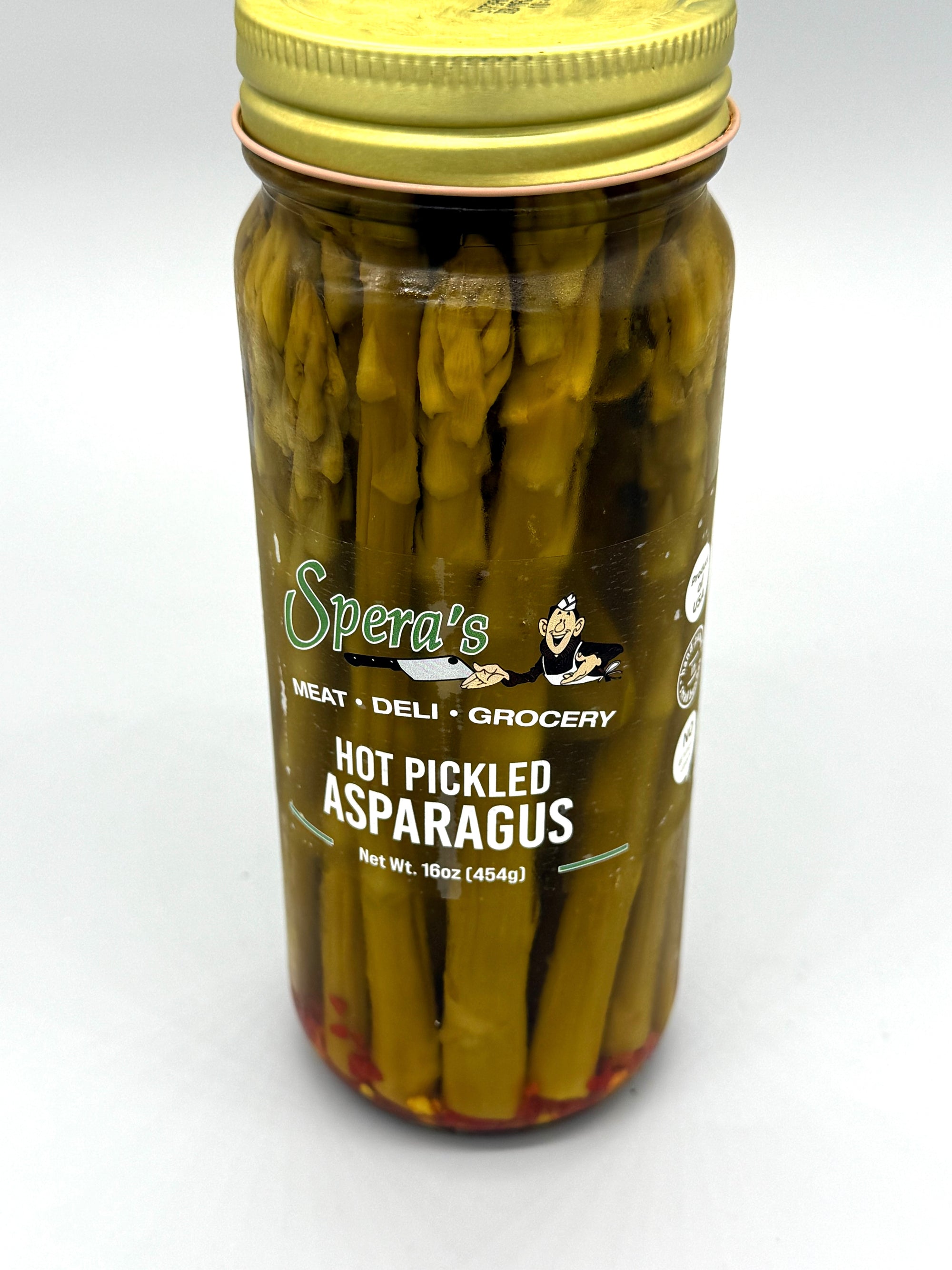 Spera's Hot Pickled Asparagus