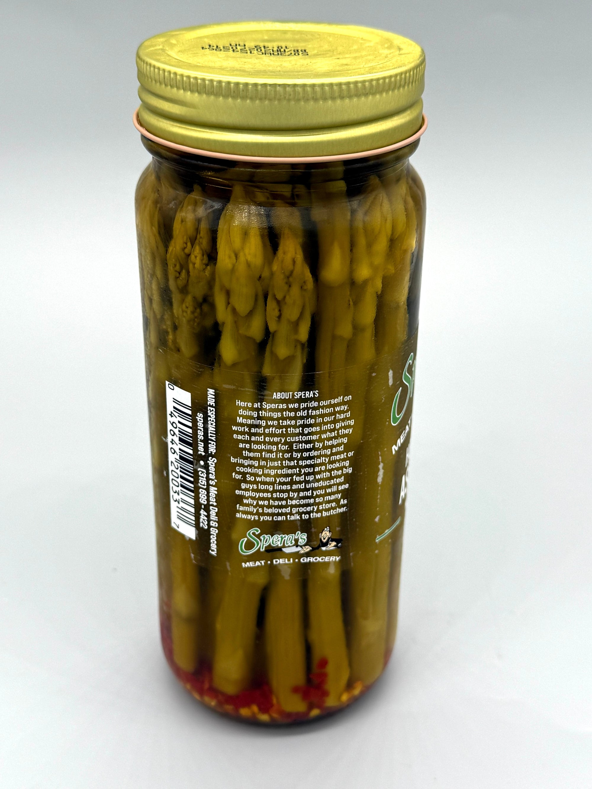Spera's Hot Pickled Asparagus