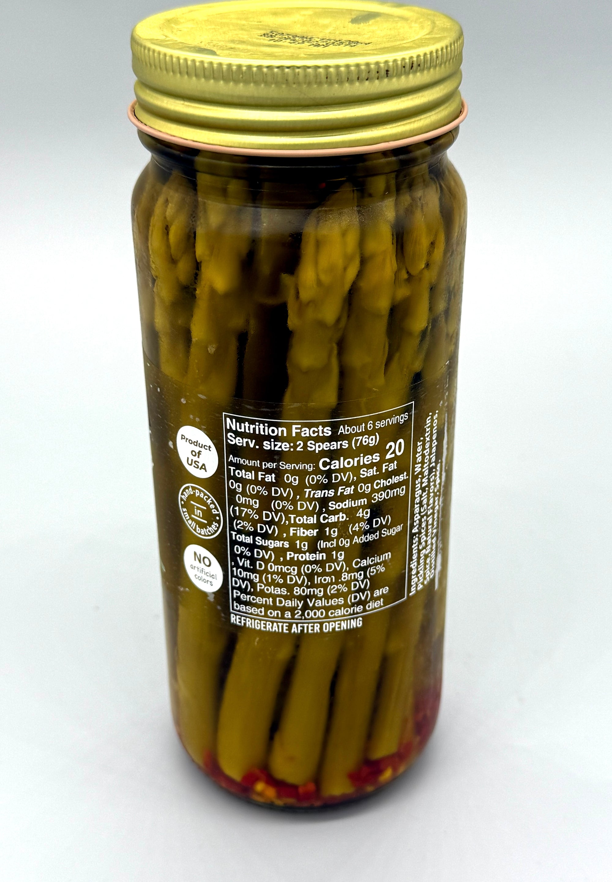 Spera's Hot Pickled Asparagus