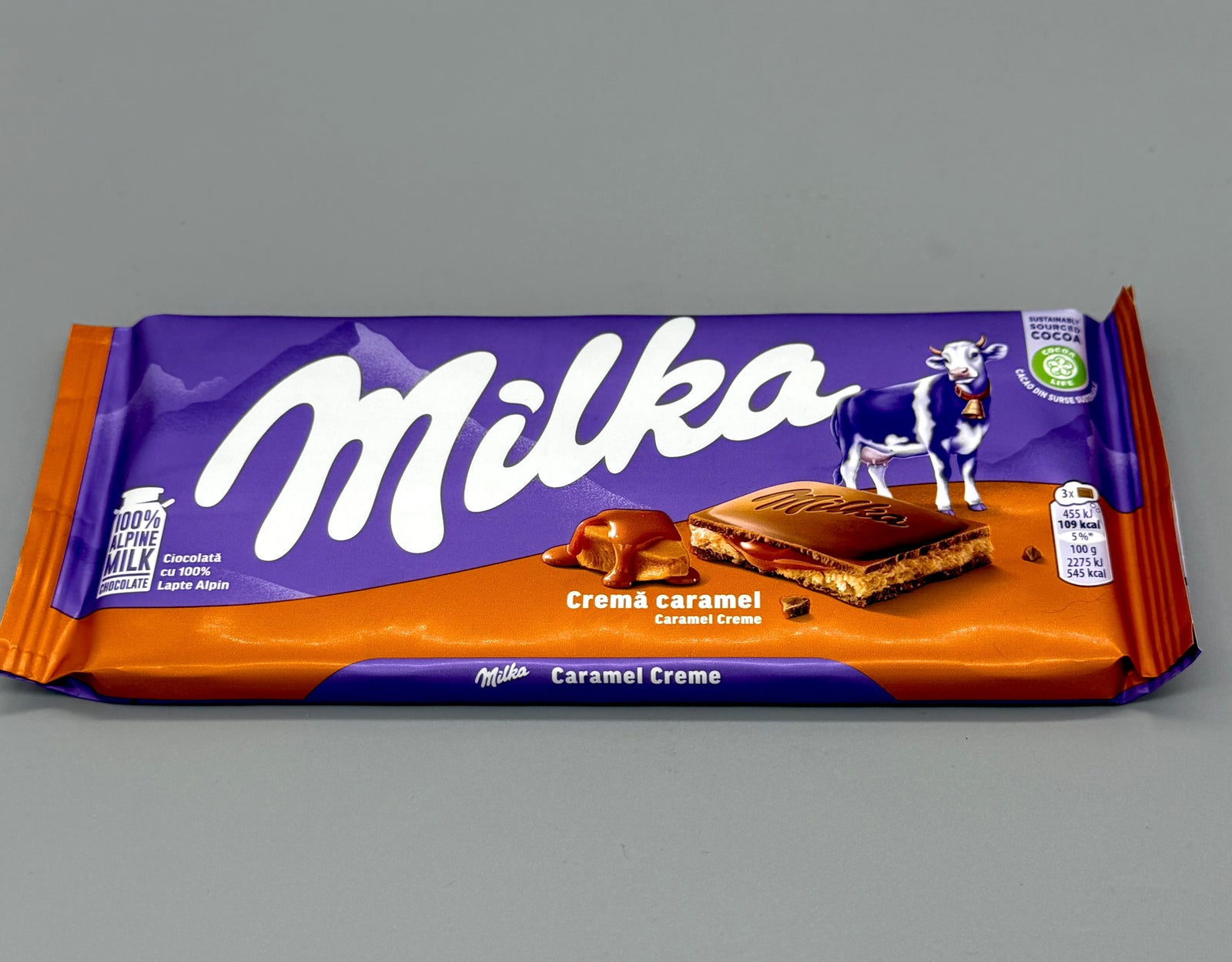 Milka Caramel Chocolate Bar