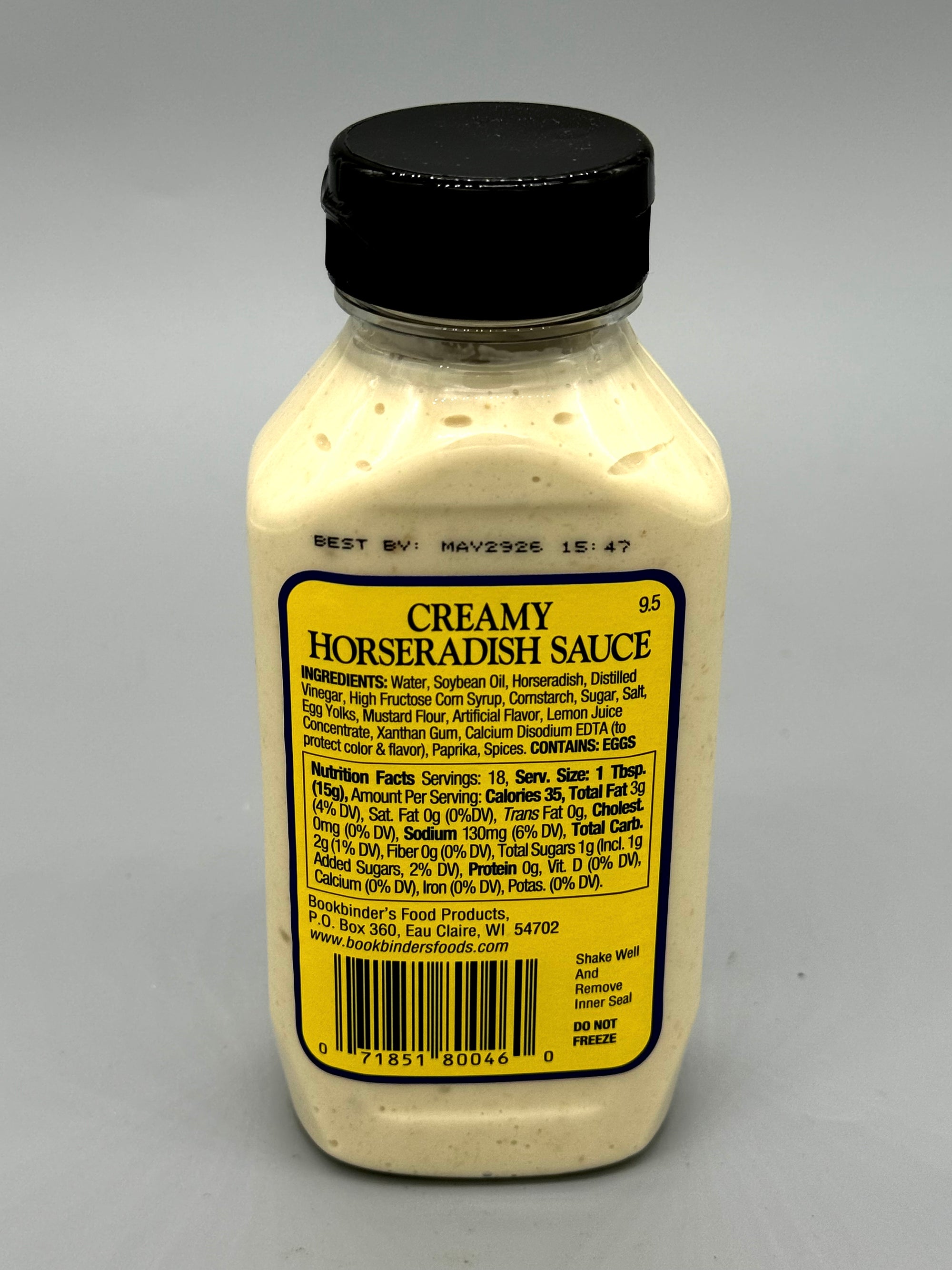 Bookbinders Sassy Creamy Horseradish Sauce