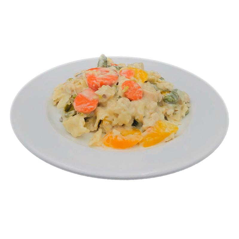 Chicken Alfredo with Pasta and Vegetables